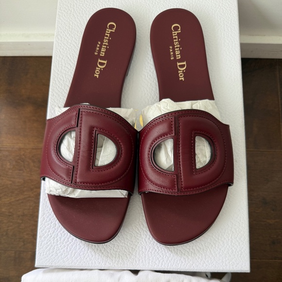 Dior D-Club patent leather mules - Picture 4 of 6